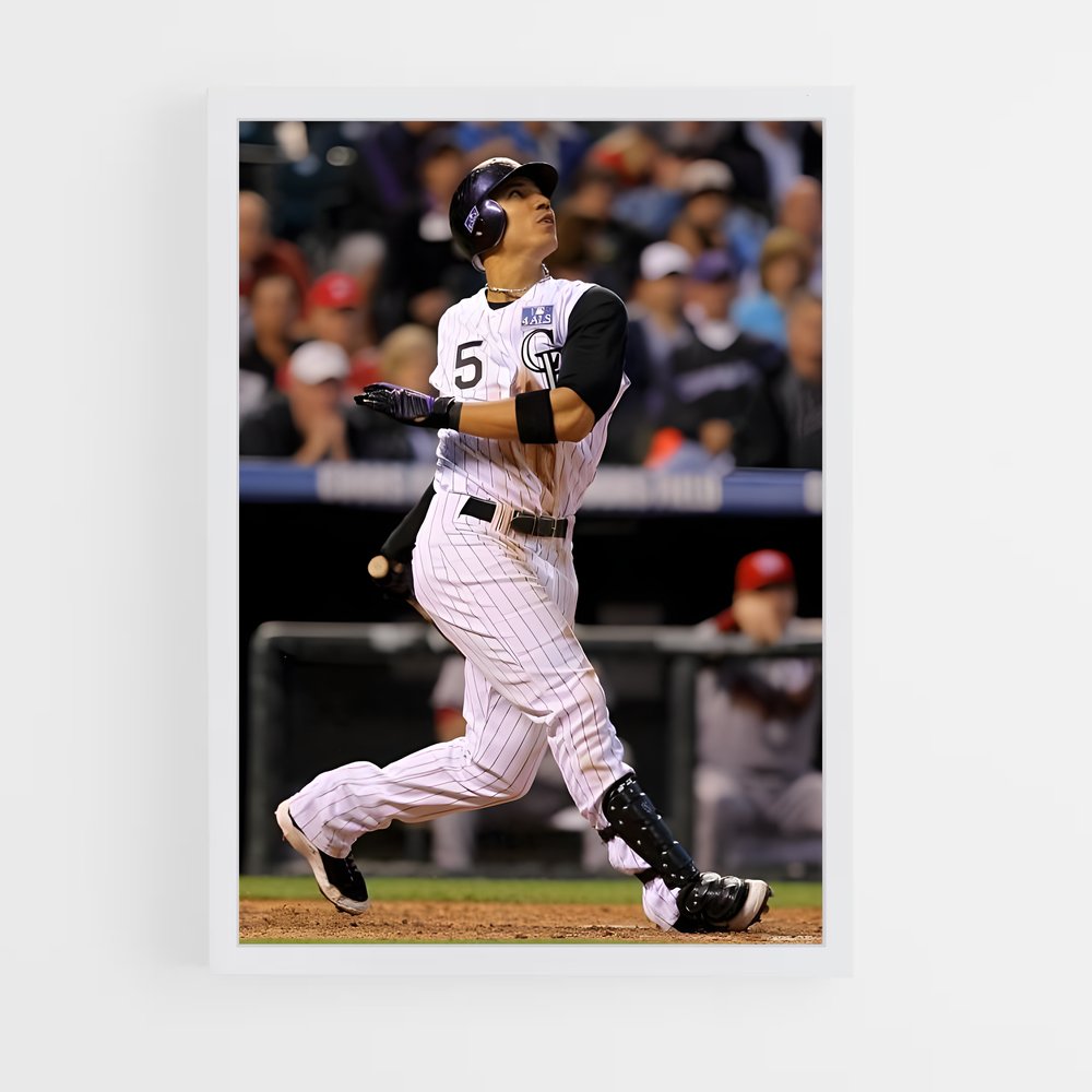 Poster Carlos sprint – affiche Baseball (vue 3)